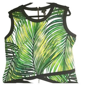 Worthington womans cropped shirt